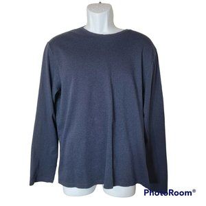 Banana Republic Men's Navy Long Sleeve Tee-Shirt Size L EUC